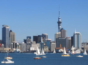 Auckland with yachts