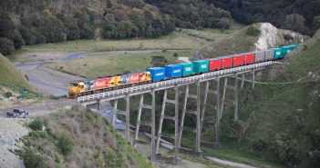 First freight train rolls through Kaikoura Kiwirail-first-train-into-Kaikoura