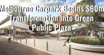 Construction is officially underway on redevelopment of an old car park in the Melbourne suburb of Prahran into a vibrant urban parkland